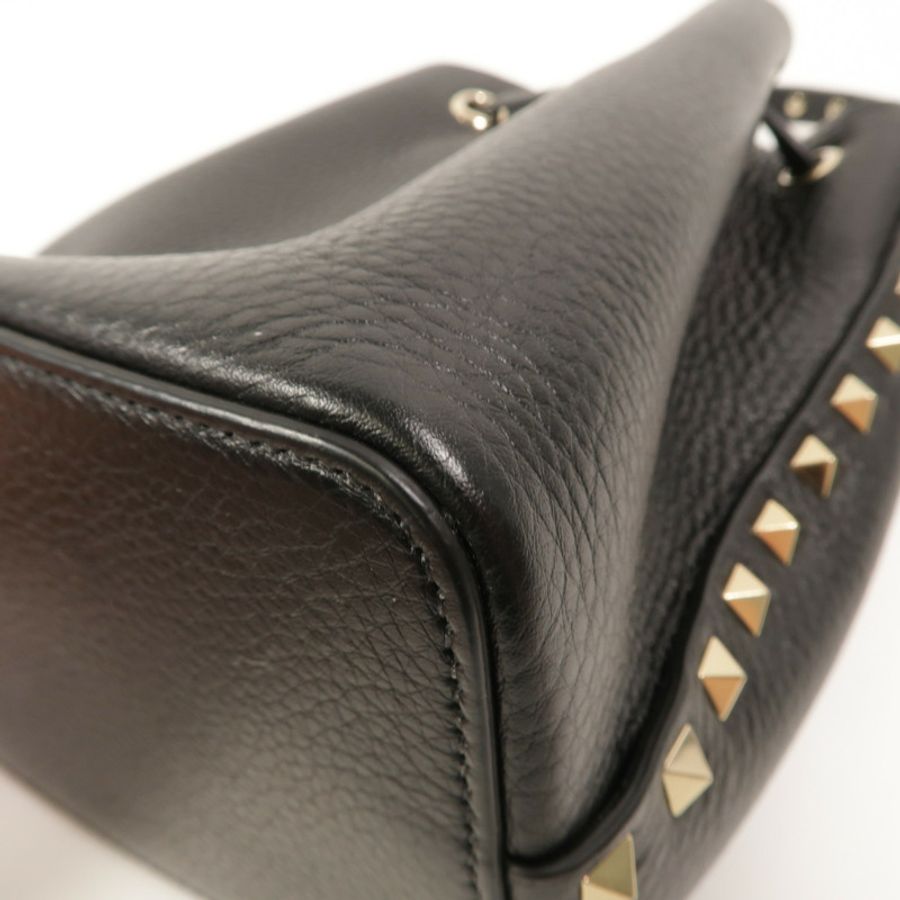 Valentino 牛皮皮革Bucket Bag手挽肩背兩用袋-11