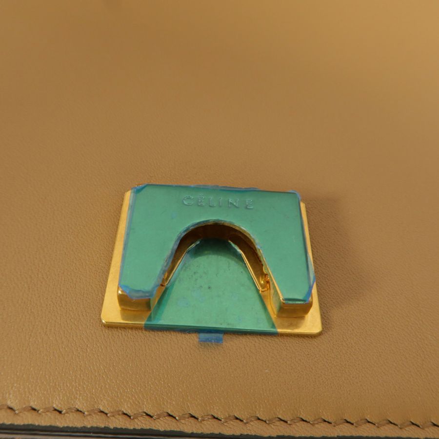 CELINE 牛皮皮革Frame Bag肩背袋-9