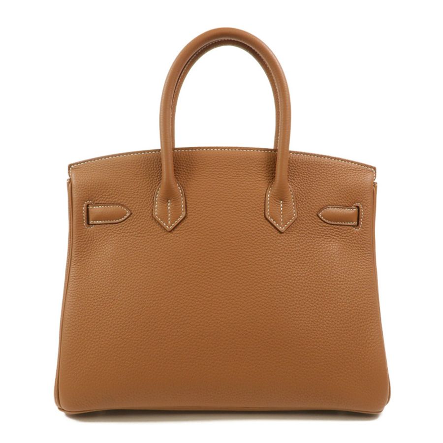 HERMES Togo皮革Birkin 30手挽袋Gold-1