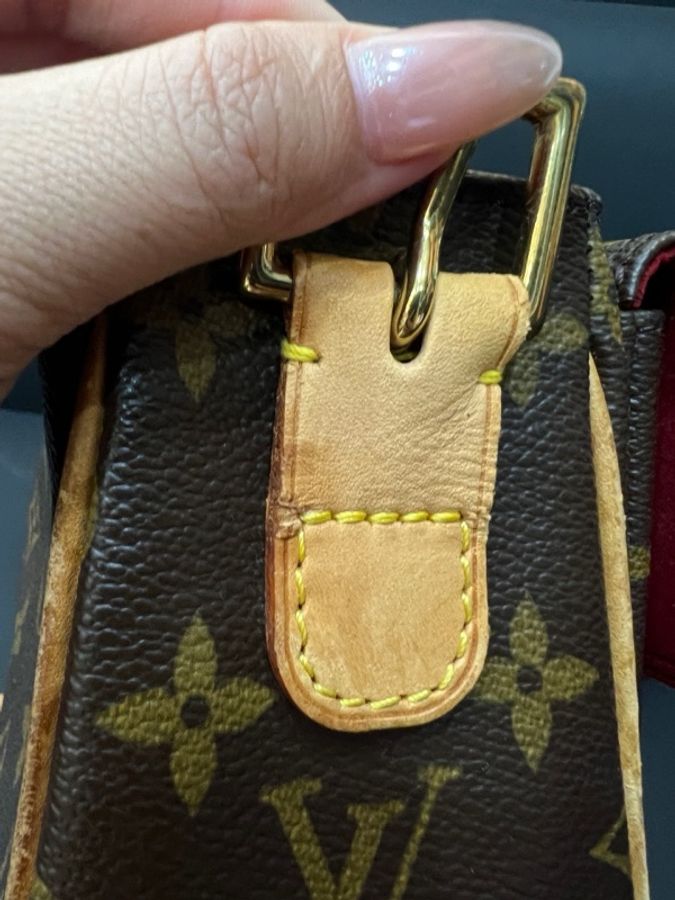 Lv路易威登 中古老花駱駝-11