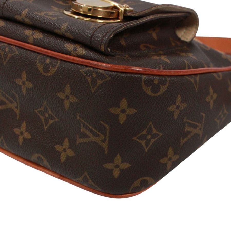 路易威登 Monogram Hudson GM M40045 女士肩包,帆布材質,棕色-4