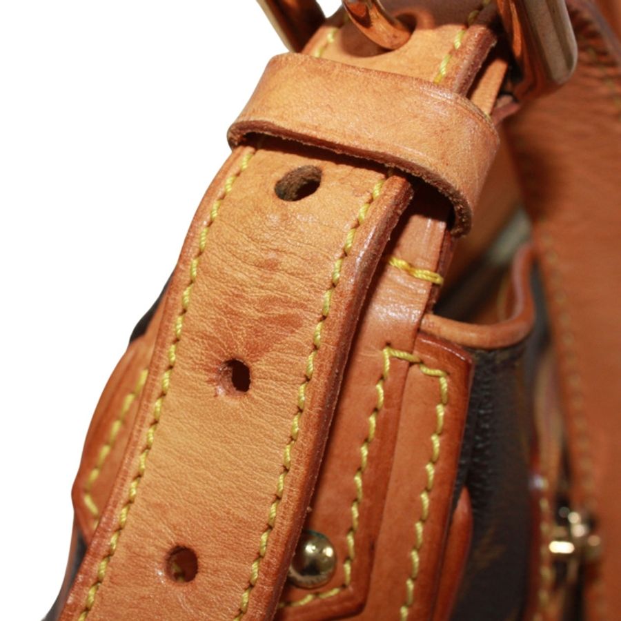 路易威登 Monogram Hudson GM M40045 女士肩包,帆布材質,棕色-16