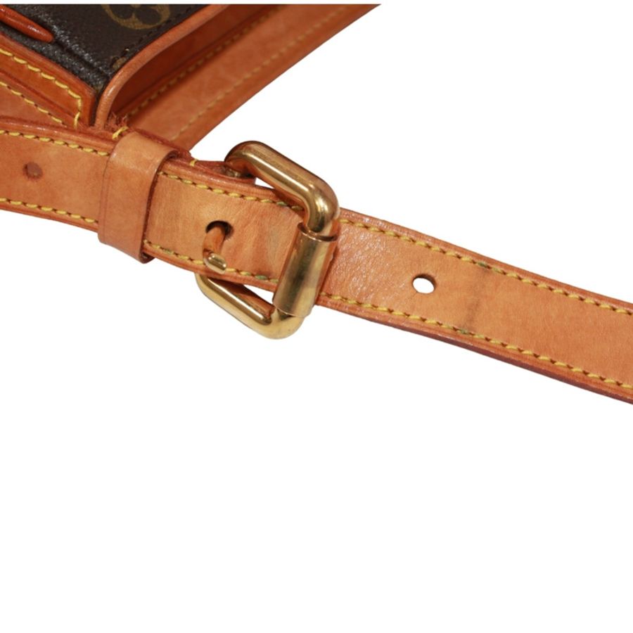 路易威登 Monogram Hudson GM M40045 女士肩包,帆布材質,棕色-19