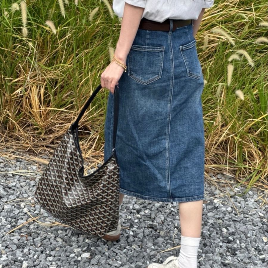 Goyard戈雅 hobo包 黑色老花 腋下tote款 尺寸:27x15x42 附件:子袋 塵袋-2