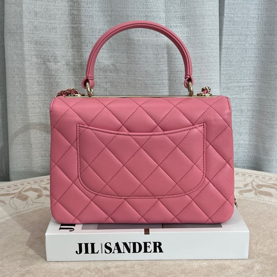 CHANEL香奈兒Trendy CC中號 櫻花粉-4