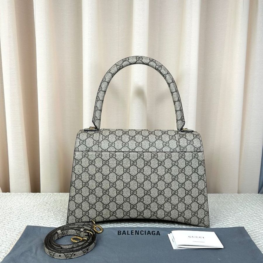 GUCCI x BALENCIAGA聯名款沙漏包 32*11*21cm 98新配件塵袋-6