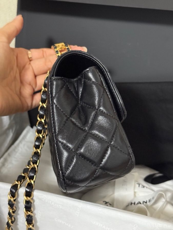 Chanel 香奈兒手柄大mini 23年晶片款-3