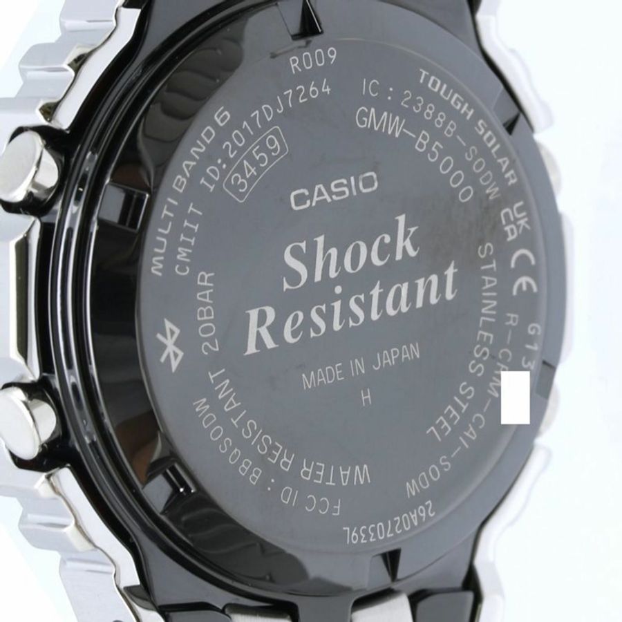 Casio G-Shock 全金屬 GMW-B5000D-1JF 男士手錶 SS 130552-6