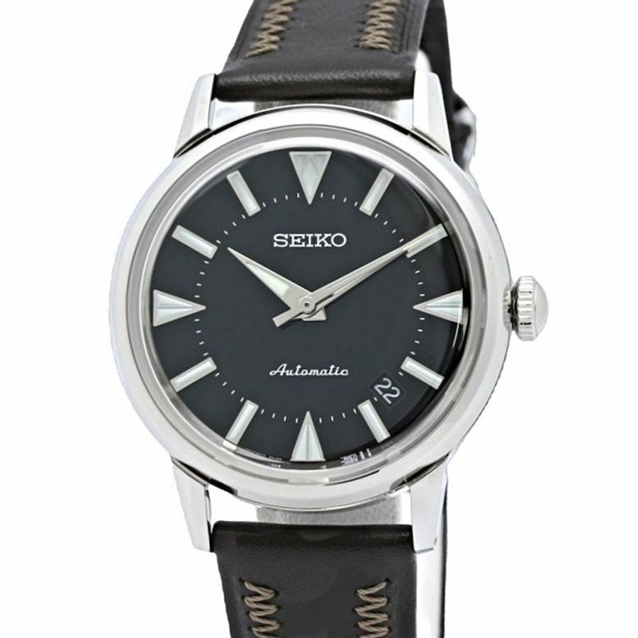 精工 Prospex 1959 Alpinist SJE085J1 6L35-00E0 男士腕錶 不鏽鋼錶殼 x 皮革錶帶 130554-0