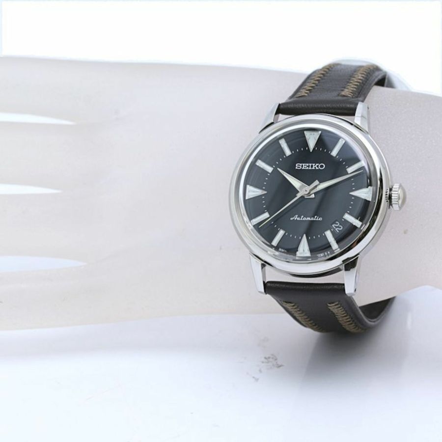 精工 Prospex 1959 Alpinist SJE085J1 6L35-00E0 男士腕錶 不鏽鋼錶殼 x 皮革錶帶 130554-7