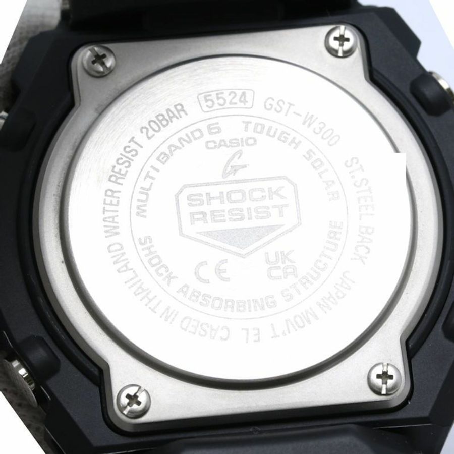 卡西歐 G-Shock G-STELL GST-W300-1AJF 男士手錶,樹脂 x 不鏽鋼橡膠錶帶,130553-6