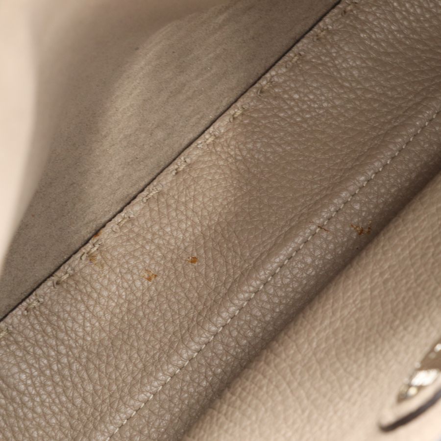 【經典不敗】Fendi 芬迪 Peekaboo 大象灰 荔枝皮革 兩用經典包-23