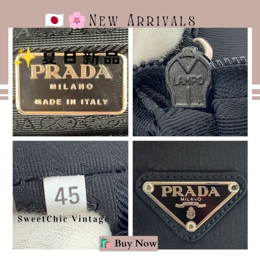 🛍️🎁 🔥8月新品【預訂】 💘PRADA 經典黑色尼龍托特包 🔥 Prada Tote Bag 氣質大容量款 🔥💖 ✨🔥 ✨PRADA 經典黑色尼龍包-12