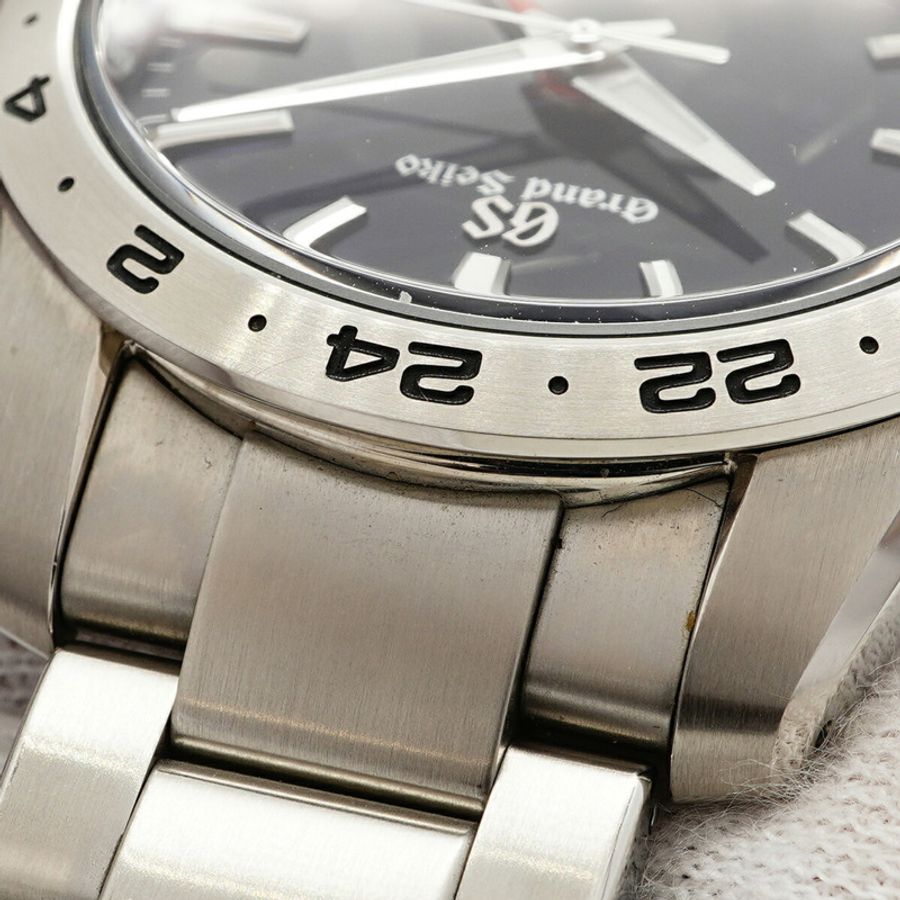精工 Grand Sport 系列 GMT SBGN029 9F86-0AK0 海軍藍錶盤男士腕錶-6