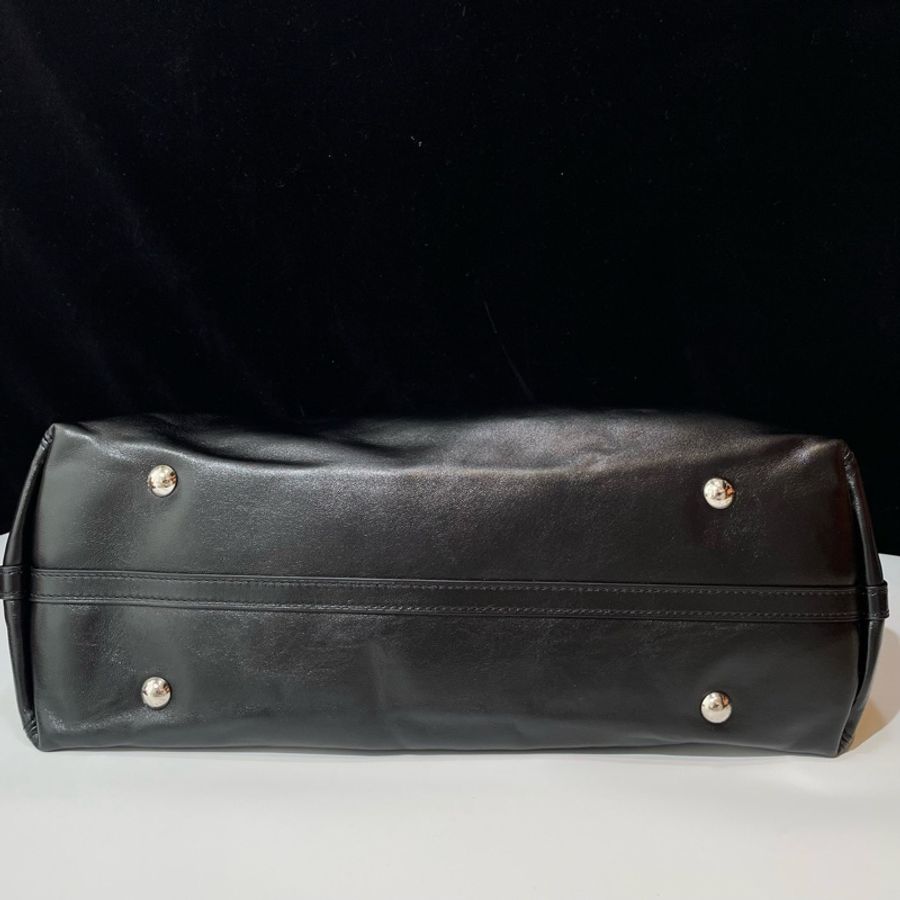LV/路易威登 中號黑武士carryall單肩包斜挎包 芯片款-4