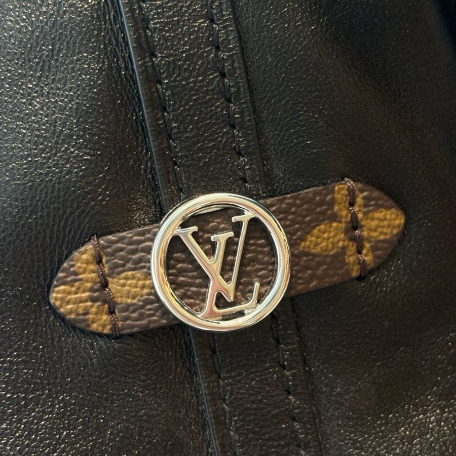 LV/路易威登 中號黑武士carryall單肩包斜挎包 芯片款-6