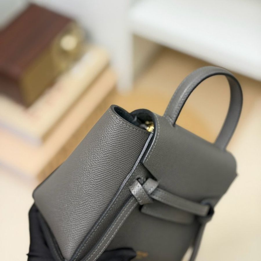 (99新未使用美品🩶)🏷️Celine 瑟琳.Pico Belt 鯰魚包 已絕版-8
