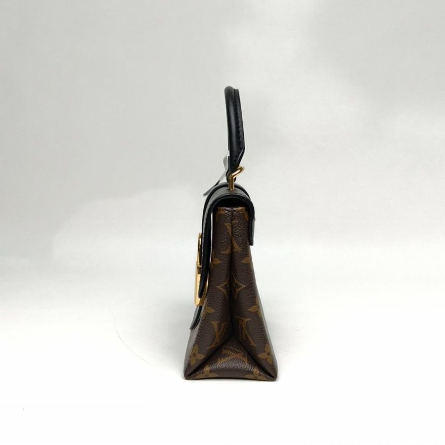LOUIS VUITTON LockyBB鎖頭包黑色PVC金扣2019肩背包-1