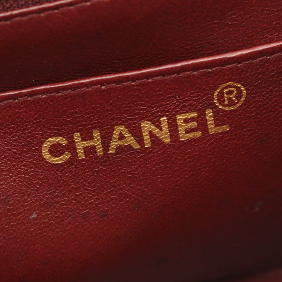 香奈兒 (CHANEL) 絎縫 Diana 翻蓋單肩包,羊皮(綿羊皮),黑色,二手,女士-3