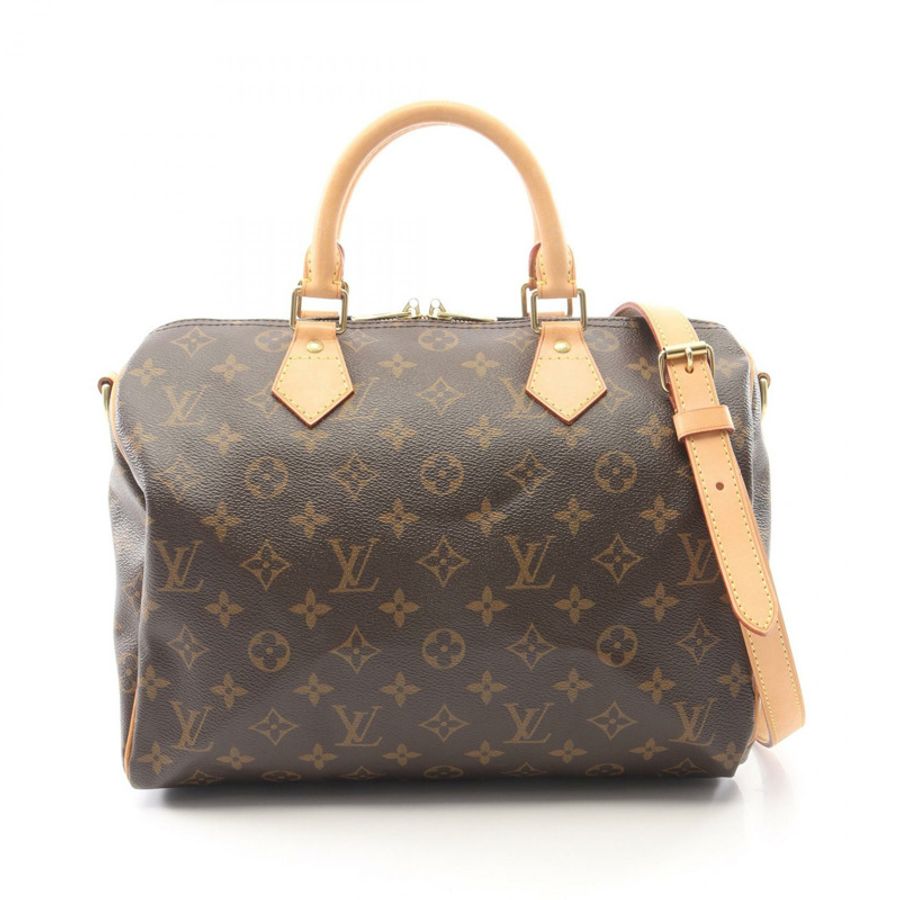 路易威登 Speedy Bandoulire 30 單肩手提包 M40391 Monogram 帆布 二手-0
