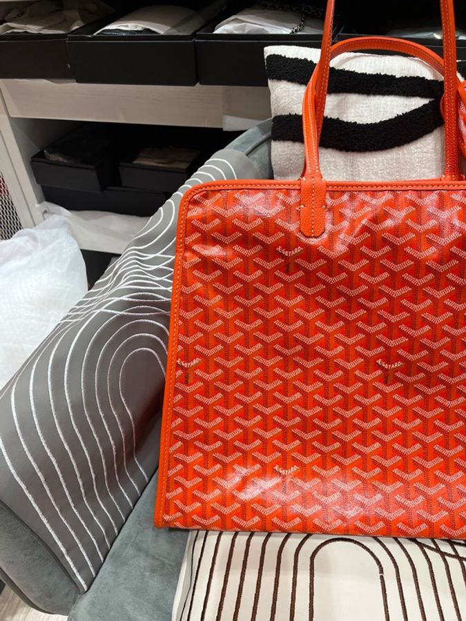 Goyard Hardy pm Tote Bag Orange-1