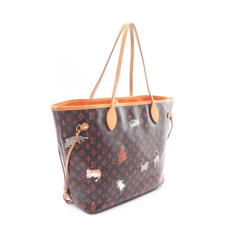 路易威登 Neverfull MM Catogram 手提單肩包 M44441 Monogram 帆布 LV-1