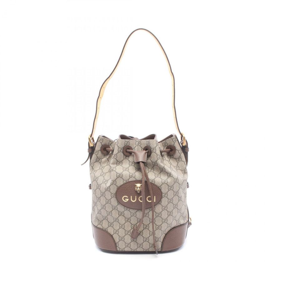 GUCCI GG Supreme Sherry Line 單肩包/雙肩包 473875 帆布 二手-0