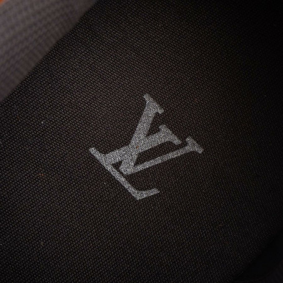 路易威登 LV Trainer 系列 Monogram 帆布運動鞋 #7 1/2 麂皮帆布 二手-4