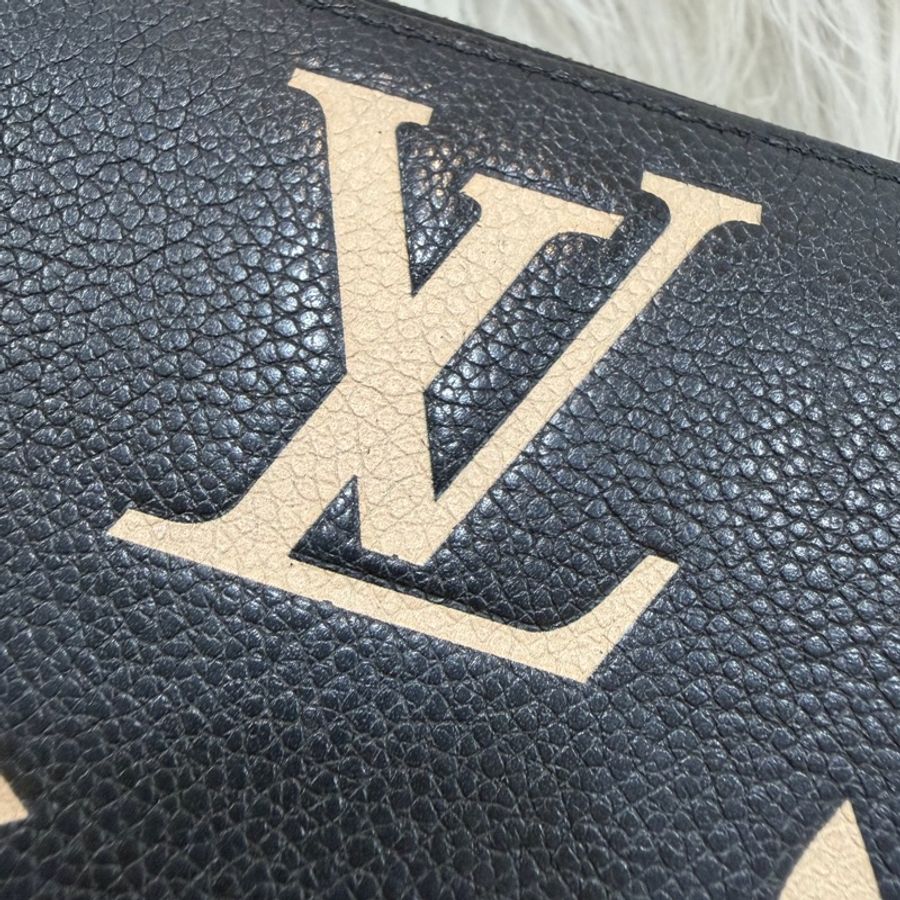 LV M80481 黑色 米白色 金釦 多卡  Monogram Empreinte柔軟粒面壓花牛皮 長夾-22