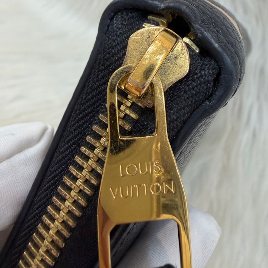 LV M80481 黑色 米白色 金釦 多卡  Monogram Empreinte柔軟粒面壓花牛皮 長夾-25