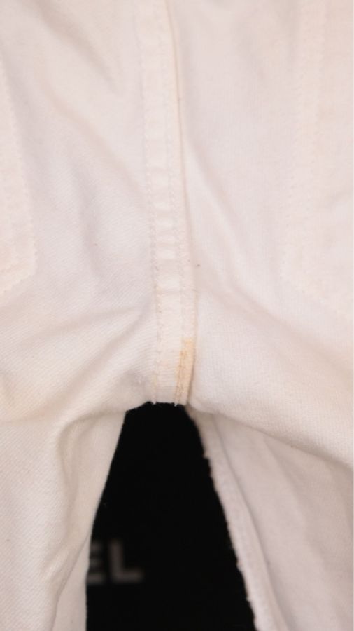 Alexander McQueen 米色烫金紧身裤长裤-15