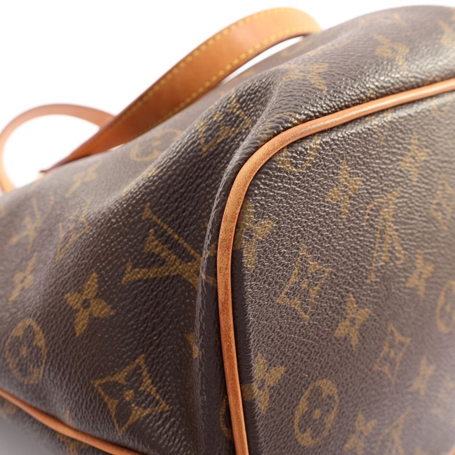 LOUIS VUITTON LV 路易威登 Palermo PM 兩用包 棕色 原花帆布 M40145-11