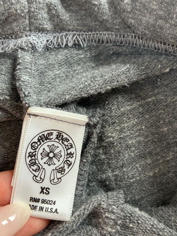 Chrome hearts 灰色棉質長褲-7