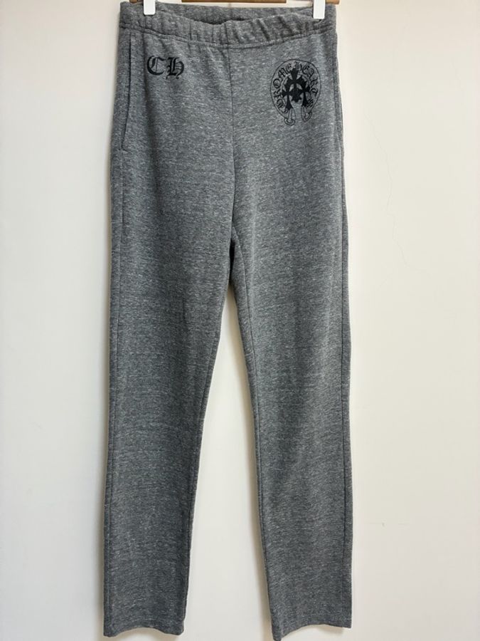 Chrome hearts 灰色棉質長褲-11