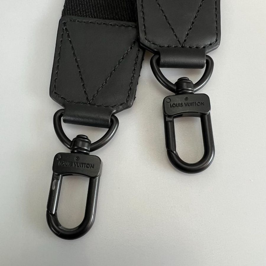 LV M59255 黑皮革City Keepall 肩背包-7