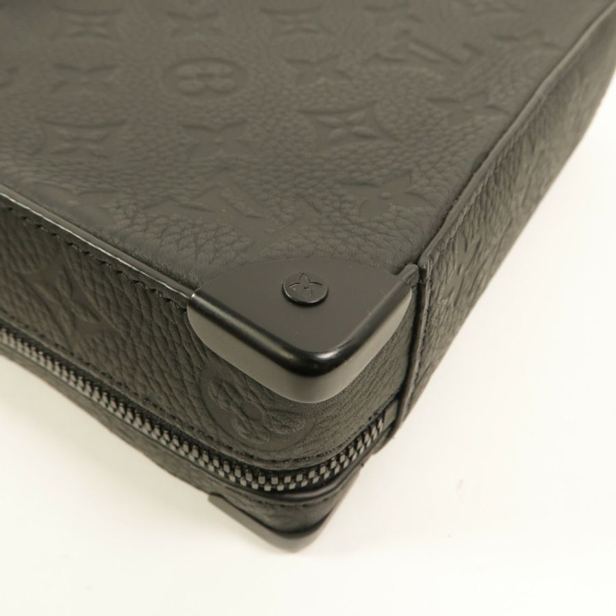 LOUIS VUITTON Monogram Taurillon Handle Soft Trunk手挽肩背兩用袋-11