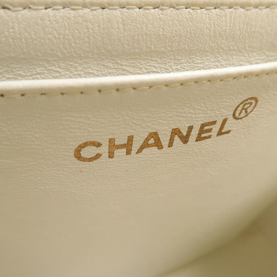 CHANEL 牛皮皮革Vintage Hand Bag手挽袋-5