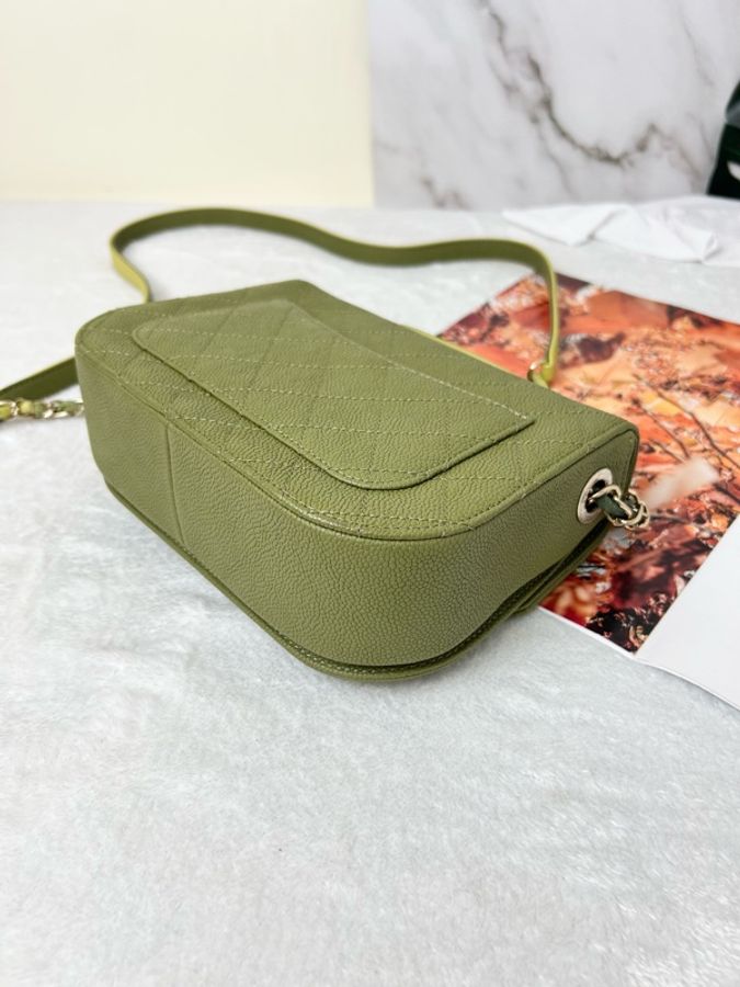 Chanel Paris-Cuba 荔枝紋皮革手提包間背包-15