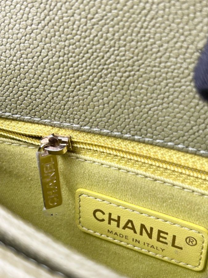 Chanel Paris-Cuba 荔枝紋皮革手提包間背包-29