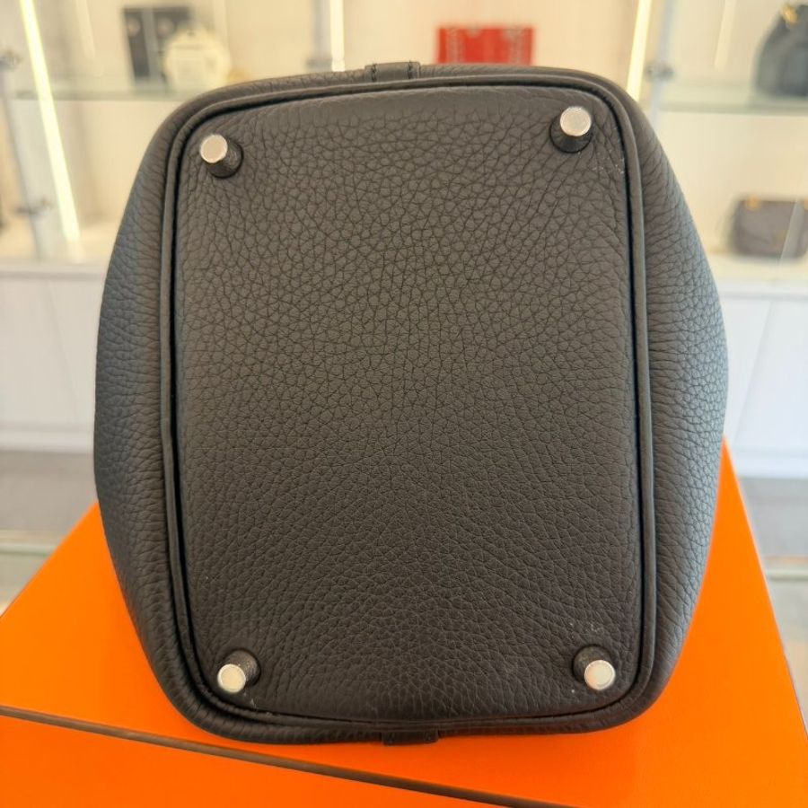 *SHIHNA名牌精品* HERMÉS Picotin 18 黑銀釦 Z刻-4