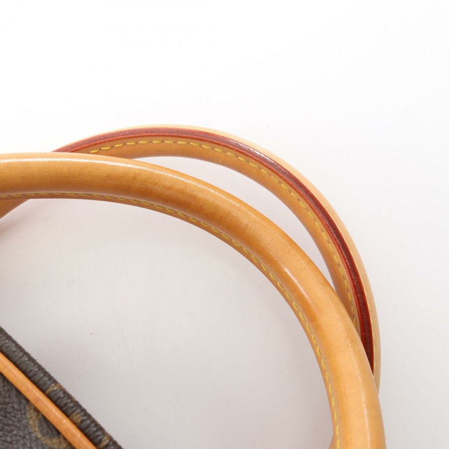 路易威登 Mizi 手提包 M40058 Monogram PVC 塗層帆布皮革 棕色 二手-10