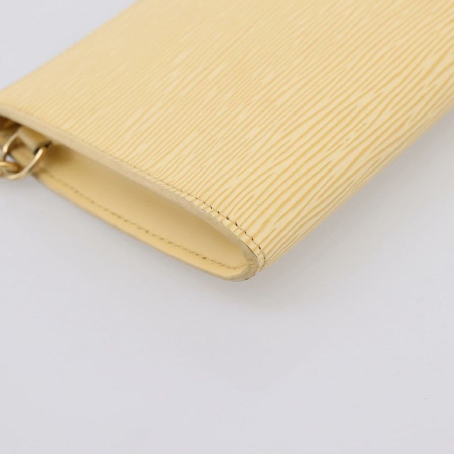 【日本直送】路易威登 Epi Pochette Accessoires 手拿包 香草色 M5294A LV Auth 195523V-13