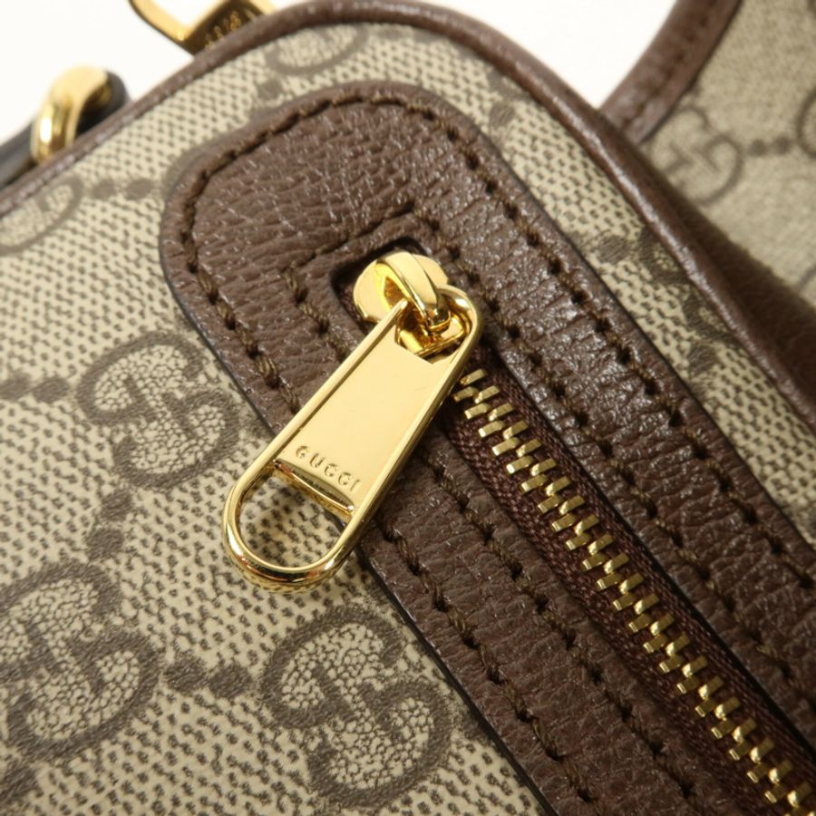 GUCCI 塗層帆布Ophidia GG Mini肩背袋-10