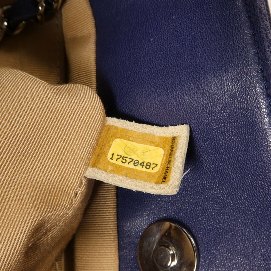 CHANEL 牛皮皮革Chain Shoulder鏈帶手挽肩背兩用袋-7