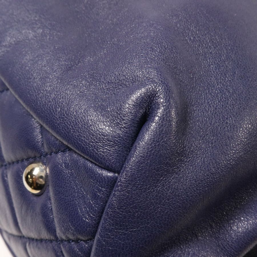 CHANEL 牛皮皮革Chain Shoulder鏈帶手挽肩背兩用袋-13