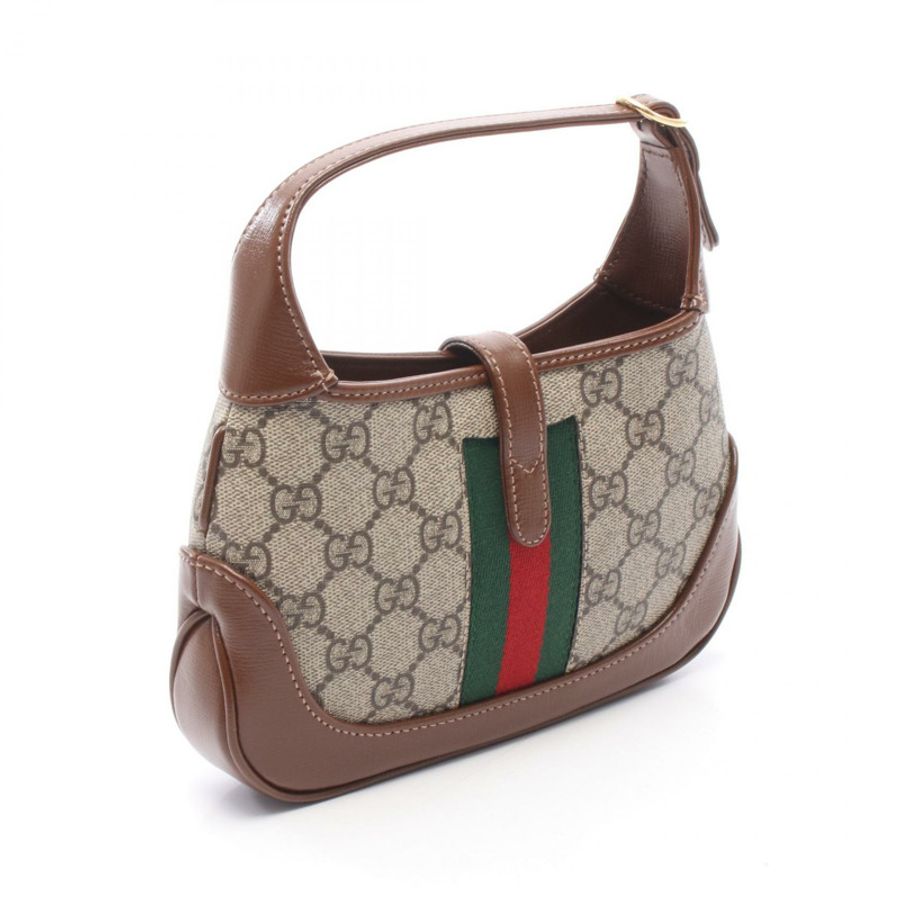 GUCCI Jackie 1961 GG Supreme 肩挎包 637092 帆布皮革-1