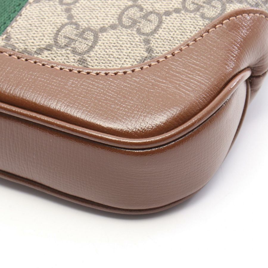 GUCCI Jackie 1961 GG Supreme 肩挎包 637092 帆布皮革-4