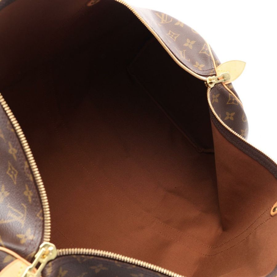 路易威登 Keepall 55 旅行手提包 M41424 Monogram 皮革 棕色 二手 LV-2