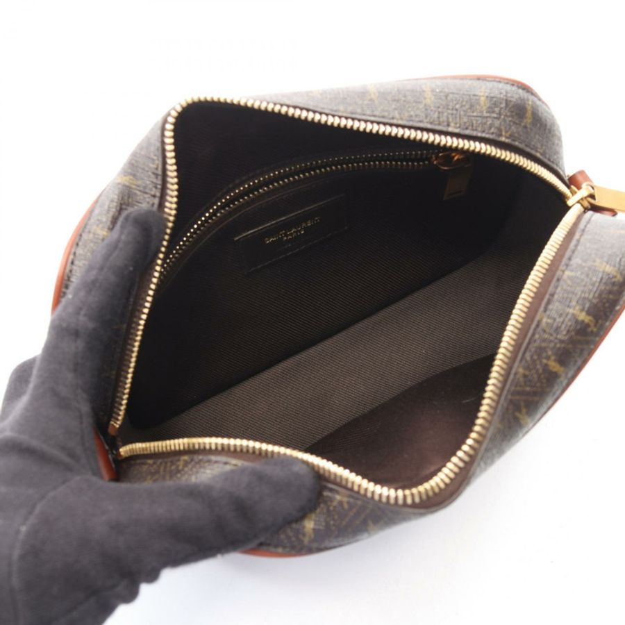 SAINT LAURENT PARIS Monogram 相機斜背包 669957 帆布 二手-2