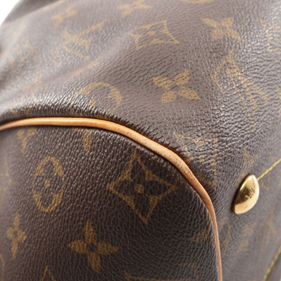 路易威登 Tivoli GM 肩手提包 M40144 Monogram 帆布皮革 二手 LV-5
